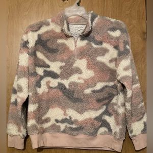 Grayson Threads Sherpa camo pullover